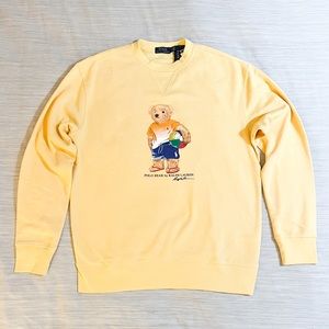 Polo Ralph Lauren BIG & TALL BEACH BALL BEAR CREWNECK SWEATSHIRT😳🔥🔥🔥😳
